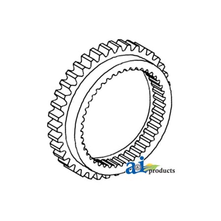 A & I Products Gear, Transmission, 1st (Splined) 6" x6" x2" A-1686458M1